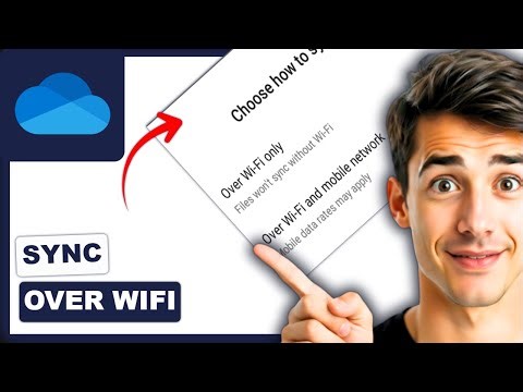 How to enable sync offline files over WiFi in OneDrive app (Easiest Way)(2026 Guide)