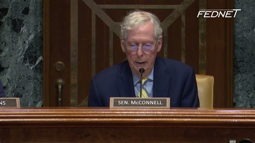 Senator McConnell says defense procurement delays and budget structure problems weaken naval readiness and modernization