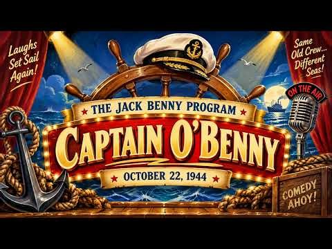 Jack Benny Program | Captain O’Benny | Classic Radio Comedy | October 22, 1944