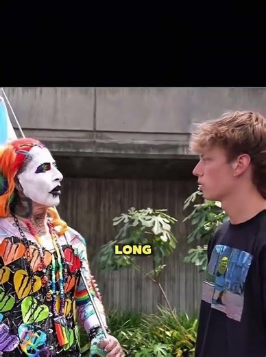 Bryce Crawford Encounters a Person at the Pride Parade