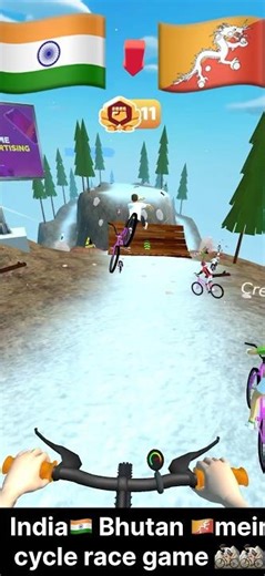 India 🇮🇳 Sri Lanka 🇱🇰 cycle 🚲 race game ￼👍
