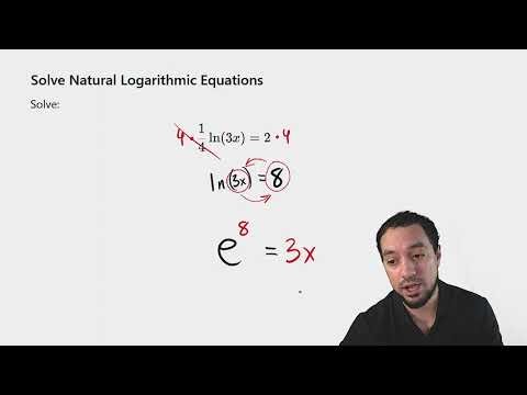 Solve Natural Logarithmic Equations ln Step by Step | MathRescue