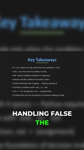 Python If Statements: Core Decision-Making in Code!