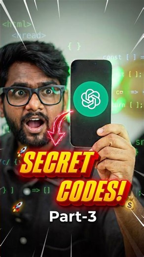 Secret🤫ChatGPT codes Part-3✨