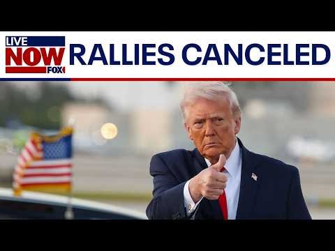Trump cancels weekend rallies days before midterm elections
