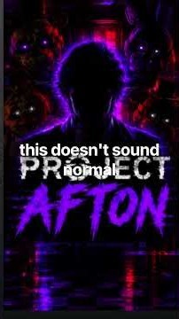 Project Afton. Ep1. Short. (Full episode) #fnaf #fivenightsatfreddys #audiobook #williamafton