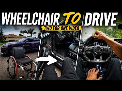 How I Transfer From Wheelchair To Car & Drive With Hand Controls♿️
