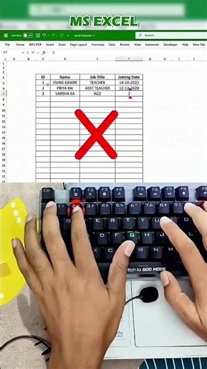 How to Create a Data Entry Form in Excel (Shortcut Key)#dataentry