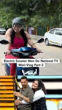 😱I crashed my New Scooter!? Wheel of Fortune Prize Vlog #vaishnavithakur #akshaykumar