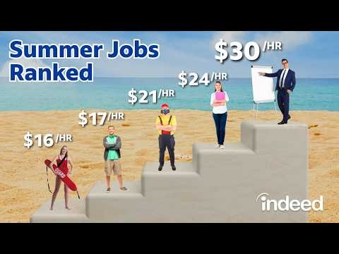 Best Summer Jobs Ranked from Lowest to Highest Pay | Indeed