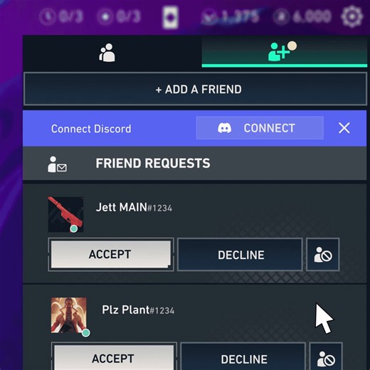 Discord 🤝 Riot• VALORANT is partnering with Discord to make getting into your next game with your friends easier. You can now link your accounts to unlock new social features!• Invite friends in Discord straight to your party from within VALORANT. No alt-tabbing needed.• Copy a lobby link and share it directly on your server or anywhere your friends are.• See which of your Discord friends play VALORANT and jump into parties faster.