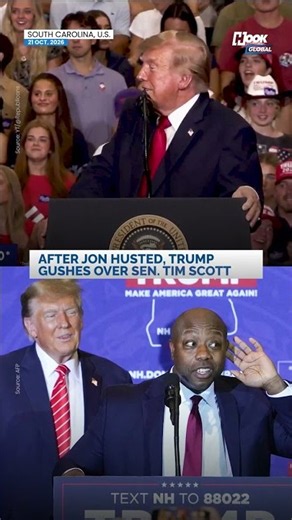 Trump Tells Rally Crowd He's 'Fallen in Love' With Senator Tim Scott