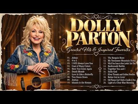 Dolly Parton Greatest Country Hits | Classic Country Playlist | Jolene, 9 to 5 & Legendary Songs