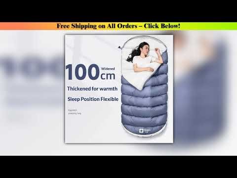 Ultralight Down Mummy Sleeping Bag Warm Waterproof Cold Weather Camping Hiking Backpacking Travel