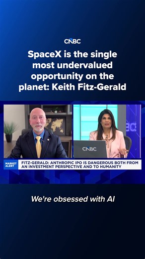 Keith Fitz-Gerald, principal of Fitz-Gerald Group, sees SpaceX as the most undervalued opportunity on the planet — and also the most contentious. ⠀ Watch his full interview with Squawk Box Asia by tapping the #linkinbio.