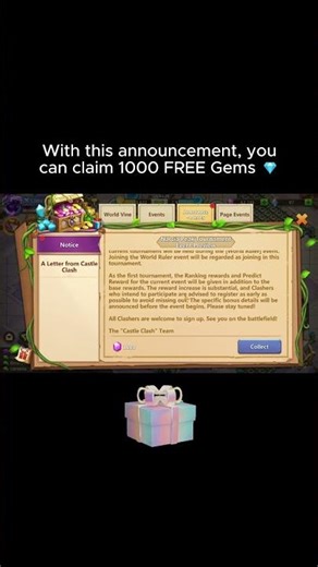 BIG Castle Clash News 🚨 New Event + FREE 1000 Gems💎
