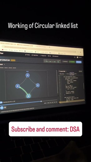 HashMap & Circular Linked List Explained Visually 🤯 | DSA Made Easy #shorts