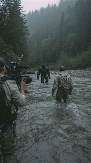 That's not a bear... 🤯 Unbelievable Footage Shows Sasquatch Wading Through River in British Columbia #sasquatch #bigfoot #britishcolumbia #unexplained | Most Amazing Top 10