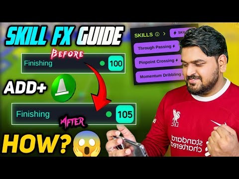 Finishing 100 To 105😱|New Skill Fx Guide EFootball 26🔥|Use This Training Skill To Get 10+ Attribute 