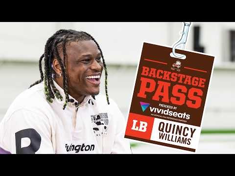 Quincy Williams is READY to be an All-Pro in Cleveland | Backstage Pass