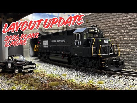 O Gauge Layout Update #9: Scenery Continues, 2026 Plans & More!