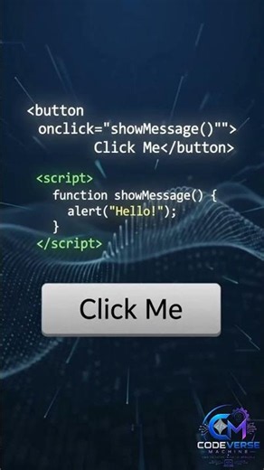 HTML JavaScript Explained in 30 Seconds | Add Interactivity to Web Pages ⚡