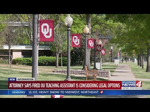 Attorney says fired OU teaching assistant considering legal options