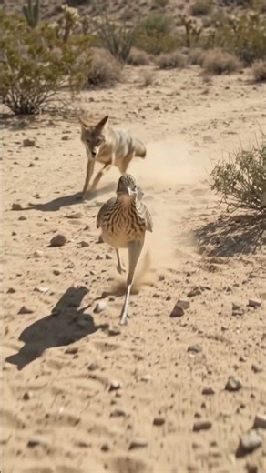 Roadrunner vs. Coyote – The Ultimate Desert Chase! 🏃💨