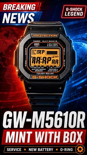 G-Shock GW-M5610R Service | Mint With Box