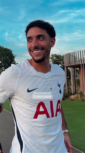 Go behind the scenes as Omar Marmoush arrives in North London! 🎬