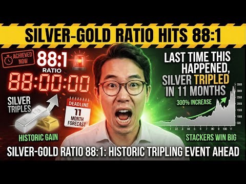 Silver-Gold Ratio Hits 88:1 – Last Time This Happened, Silver Tripled in 11 Months