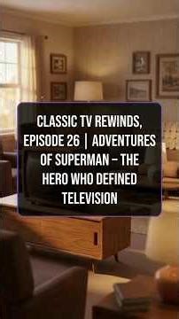 Classic TV Rewinds, Episode 26 | Adventures of Superman – The Hero Who Defined Television