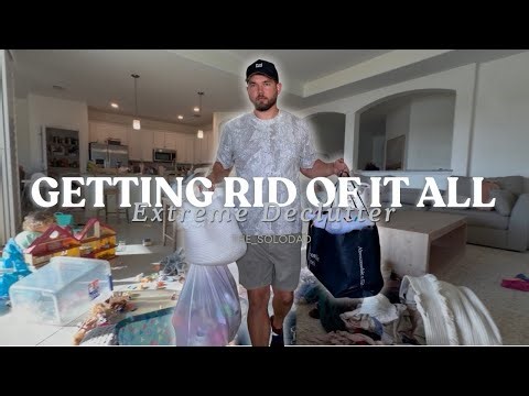 THROWING EVERYTHING AWAY IN MY HOUSE!! Extreme Declutter & Clean
