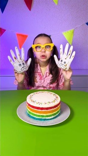 🍰 Cake Time? Wash Your Hands First! 🧼 #kids #shorts