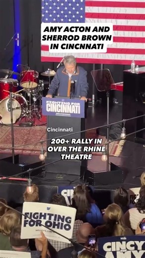 Amy Acton, Sherrod Brown campaign in Cincinnati ahead of election
