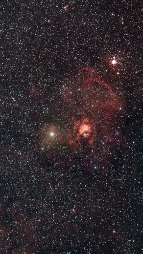 Zoom into Nebula Gum 29 and Star Cluster Westerlund 2