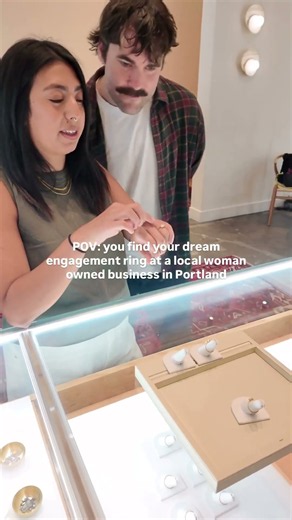 I knew that finding a local jewelry store that used an sustainably sourced materials was a priority