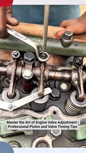 Master the Art of Engine Valve Adjustment | Professional Piston and Valve Timing Tips #shorts #tips