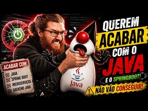 QUEREM MATAR O JAVA E O SPRINGBOOT MAS NÃO VAI SER FACIL MESMO COM IA