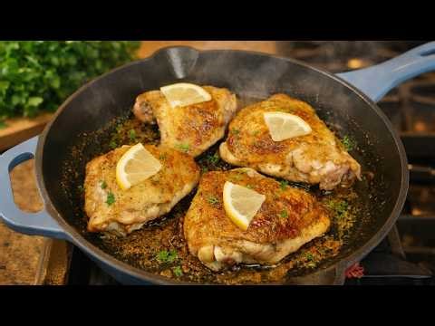 The BEST Lemon Pepper Chicken Thigh Recipe | Crispy, Juicy & Easy Dinner