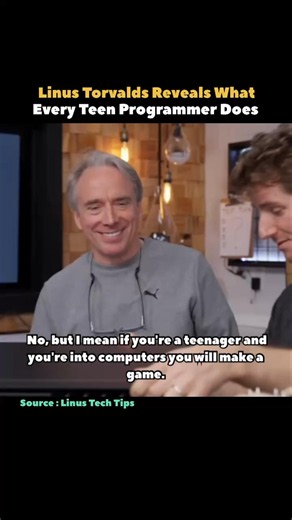 Linus Torvalds Reveals What Every Teen Programmer Does #shorts #linux #programming #gaming
