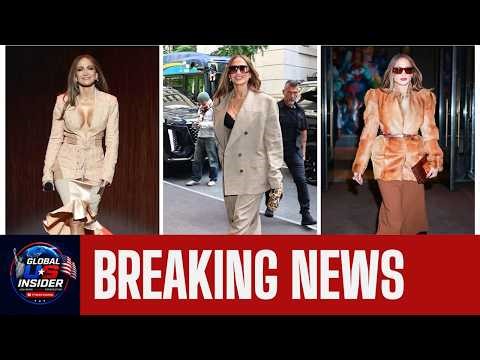 Jennifer Lopez Hits NYC in a String of Glamorous Nude Looks