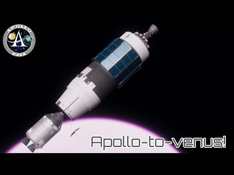 Apollo 28 - Venus Flyby (KSP cinematic)