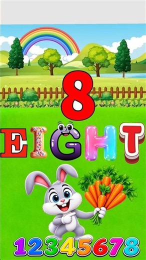 Learn Number 8 for Kids 🔢 | Number 8 Counting for Toddlers | Kids Learning Video