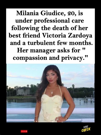 💔🕊️🧠 Milania Giudice Under Professional Care After Devastating Loss of Best Friend Victoria, Says...