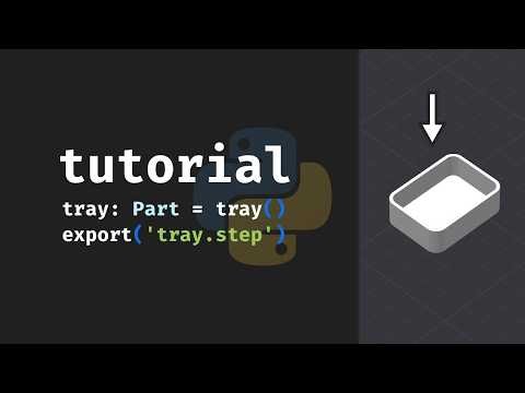 How to 3D Print in Python Using "build123d" (Beginner Tutorial)