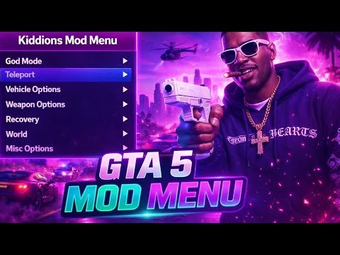 GTA 5 KIDDIONS MOD MENU | FREE MOD MENU FOR GTA | INSTALL TUTORIAL | 2026