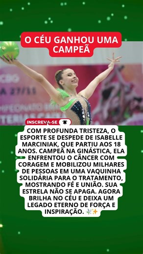 O céu ganhou uma campeã da ginástica brasileira