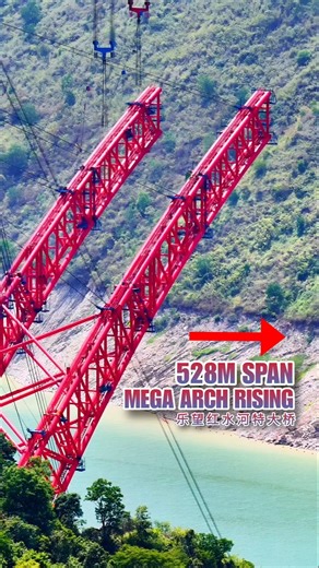 6,000-TON MEGA ARCHES RISING OVER CANYON ⚙️ | China Super Bridge Build
