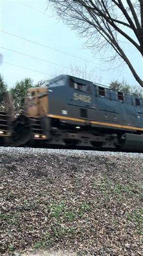 CSX Intermodal Freight Train - Downtown Decatur, Georgia